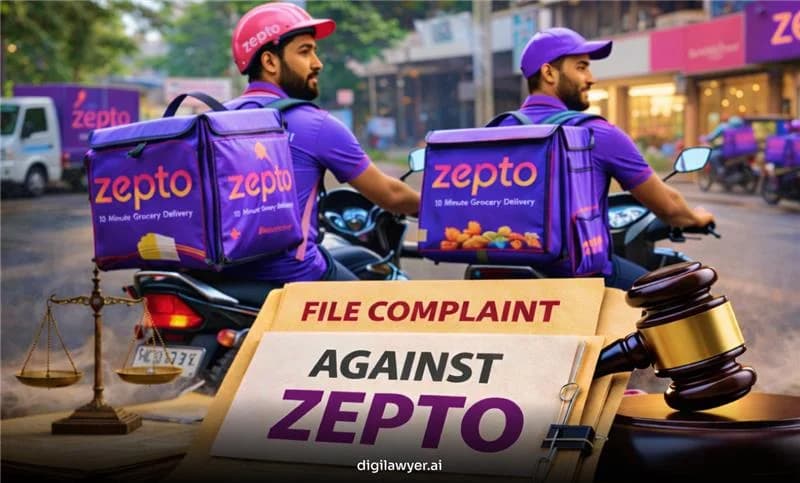 File Complaint Against Zepto